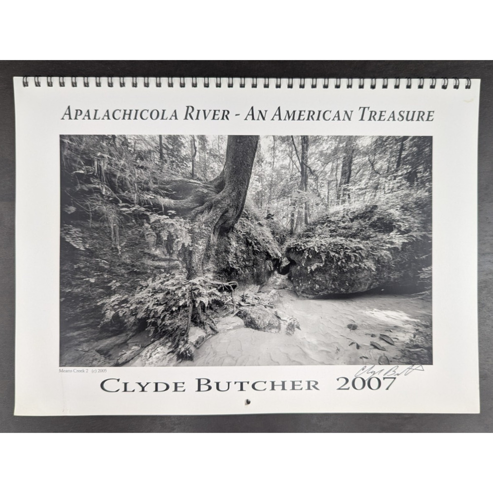 Clyde Butcher Photo Calendar 2007 Signed Apalachicola River An American Treasure